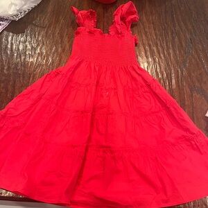 Hill House Red Dress EUC